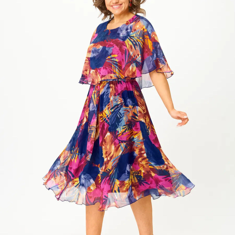 EMILY – FLOWING PRINT DRESS