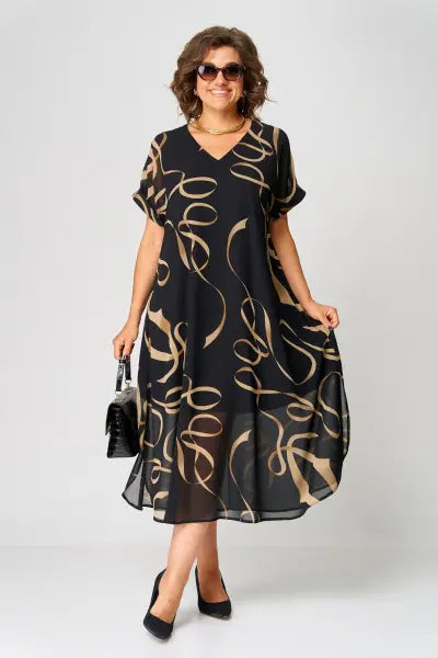 ELIZA – ELEGANT PRINT DRESS