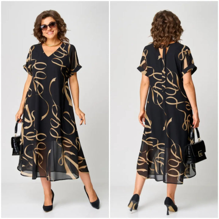 ELIZA – ELEGANT PRINT DRESS
