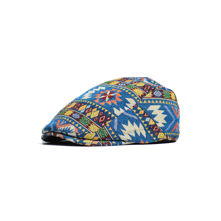 ARTHUR – VINTAGE PATTERN FLAT CAP