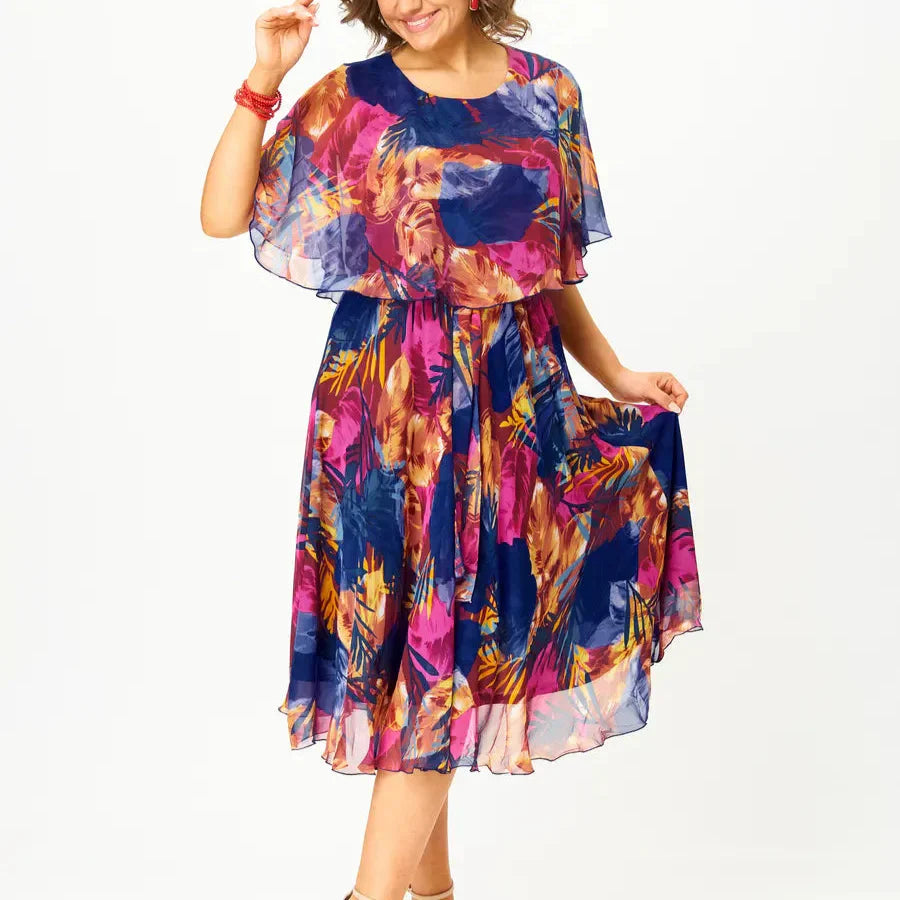 EMILY – FLOWING PRINT DRESS