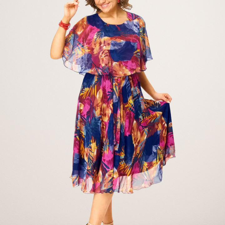 EMILY – FLOWING PRINT DRESS
